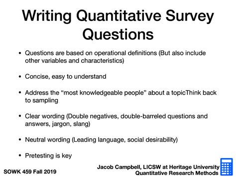 sample quantitative research questionnaire|formulating quantitative research questions.